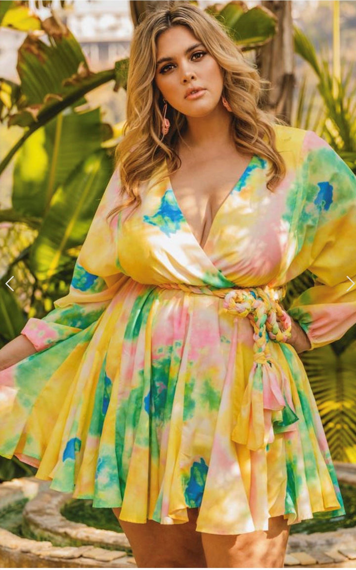 After Glow | Mini Skater Dress