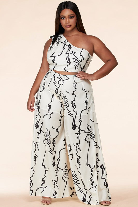 It's a Vibe | Art Print Pant Set