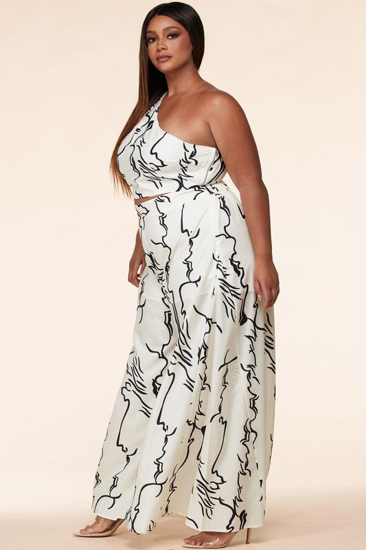 It's a Vibe | Art Print Pant Set