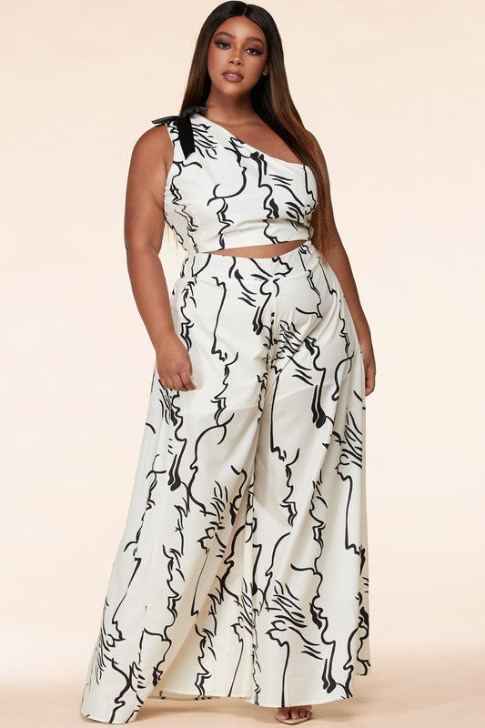 It's a Vibe | Art Print Pant Set